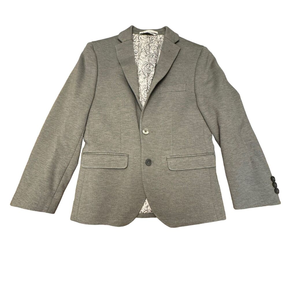 Lauren Ralph Lauren Blazer Women's Size 10R Gray 2 Button Pockets Lined
